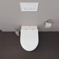 Vorschau: Duravit Duravit No.1 Wand-WC 54x36,5cm oval, HygieneGlaze, rimless, weiß 2562092000