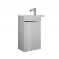 Vorschau: Burgbad Yumo Gästebad Handwaschbecken 50,5m mit Waschtischunterschrank