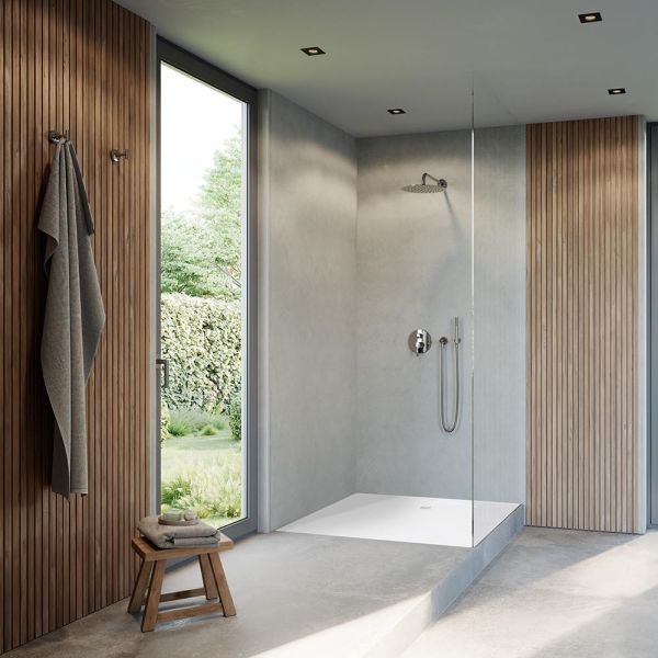 Duravit Sustano schneidbare Duschwanne 90x80cm rechteckig