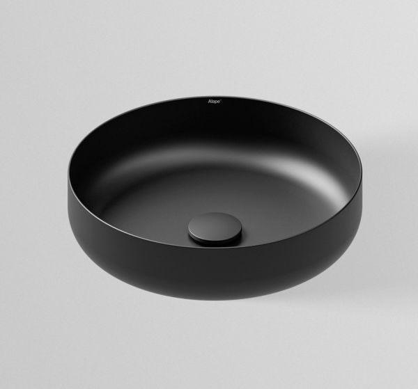 Alape SO-Serie Sondo 400 Aufsatzbecken, rund, Ø40cm schwarz matt ProShield AB.SO400.1