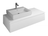 Vorschau: Burgbad Cube Waschtischunterschrank passend zu Grohe Cube, mit 1 Auszug, 120cm WWGO121LF3781