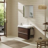Vorschau: Hansgrohe Xelu Q Waschbecken 80x48cm mit Hahnloch, SmartClean, weiß