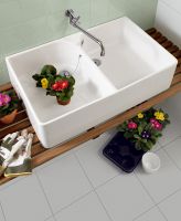 Vorschau: Villeroy&Boch O.Novo Doppelspülbecken mit Überlauf 89,5x22x55cm, weiß_2