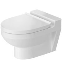 Vorschau: Duravit Duravit No.1 Wand-WC 48x32.5cm, oval, rimless, weiß 2574090000