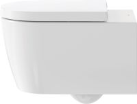 Vorschau: Duravit ME by Starck Wand-WC rimless Set mit SoftClose WC-Sitz, weiß