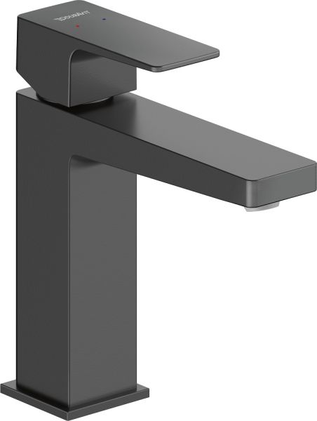 Duravit Manhattan Einhebel-Waschtischarmatur M ohne Ablaufgarnitur, schwarz MH1020002046