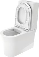 Vorschau: Duravit White Tulip Stand-WC für Kombination, Tiefspüler, spülrandlos, HygieneGlaze, weiß
