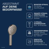 Vorschau: Grohe Vitalio Joy+ 120 Handbrause, 7,9 l/min, hard graphite gebürstet