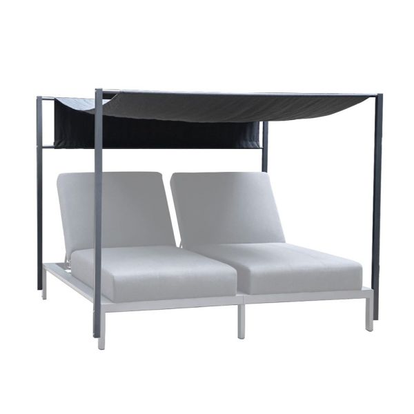 KETTLER PURE Baldachin für Daybed/ Doppel-Liege Sunbrella®/Aluminium 0107009-7001