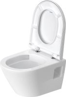 Vorschau: Duravit D-Neo Wand-WC Set inkl. WC-Sitz mit Absenkautomatik, 48x37cm, rimless, weiß