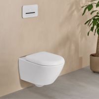 Vorschau: Villeroy&Boch Antao Wand-WC mit TwistFlush Tiefspüler spülrandlos CeramicPlus weiß matt 4674T0RW