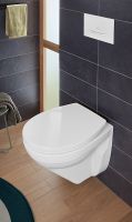 Vorschau: Villeroy&Boch O.Novo Wand-Tiefspül-WC, spülrandlos, mit DirectFlush, 36x54cm, weiß 7682R001_1