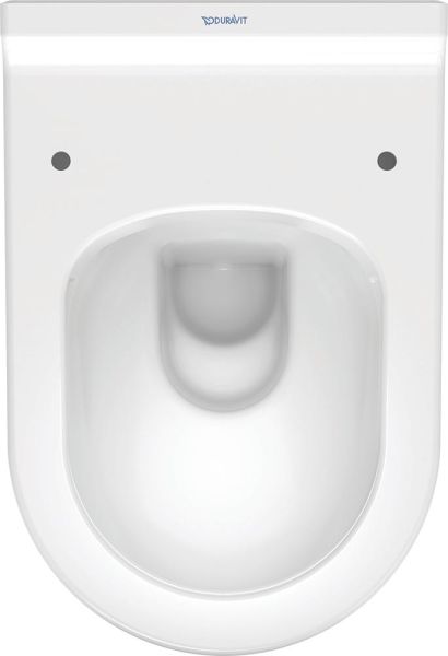 Duravit Starck 3 Wand-WC 54x36,5cm, oval, HygieneGlaze, rimless, Durafix, weiß