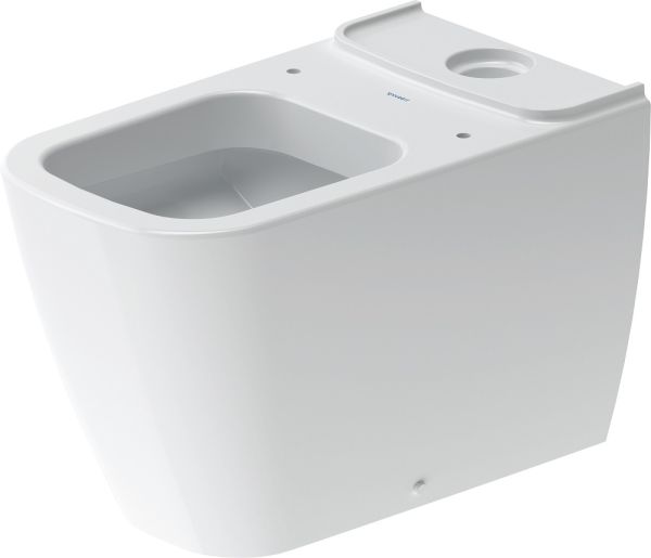 Duravit Happy D.2 Stand-WC für Kombination, Tiefspüler, HygieneGlaze, weiß