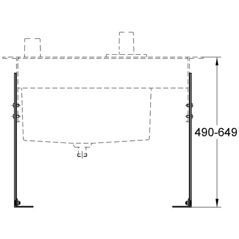 Grohe Standbeine für Grundrahmen