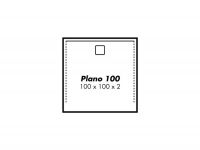 Vorschau: Polypex PLANO 100 Duschwanne 100x100x2cm