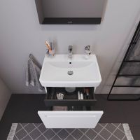 Vorschau: Duravit Duravit No.1 Badmöbel-Set 65cm mit Waschtisch, Spiegel, 1 Auszug und Innenschublade N10166018180000