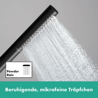 Vorschau: Hansgrohe Pulsify S Duschset 100 1 Strahlart wassersparend mit Duschstange 65cm, schwarz matt