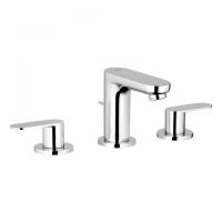 Grohe Eurosmart Cosmopolitan 3-Loch-Waschtischbatterie mit Ablaufgarnitur, chrom