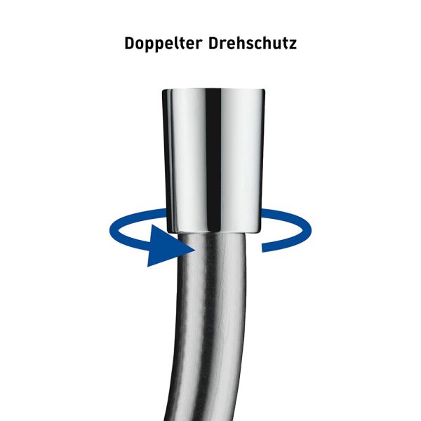 Duravit Brauseschlauch 1,60m, chrom