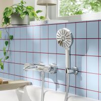 Grohe Vitalio Joy+ 120 Wandhalterset 3 Strahlarten, chrom 1348650000