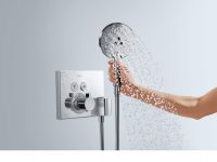 Vorschau: Hansgrohe ShowerSelect Thermostat Unterputz für 2 Verbraucher mit Fixfit und Portereinheit, chrom