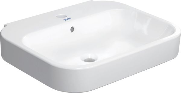 Duravit Happy D.2 Waschtisch rechteckig 60x47,5cm, mit Hahnloch und Überlauf, weiß 2316600000