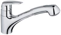 Vorschau: Grohe Eurodisc Einhand-Küchenarmatur mit Dual Spülbrause, chrom 32257001 
