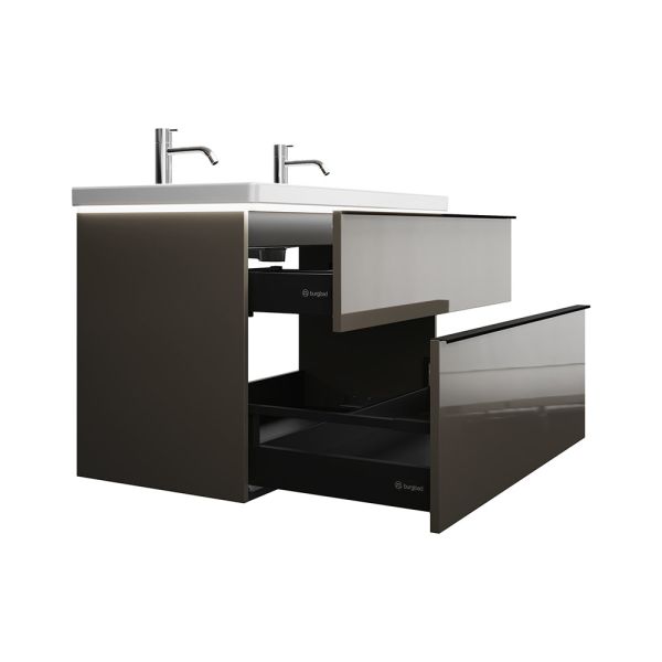 Burgbad Eqio Waschtisch 103cm mit Unterschrank & LED-Beleuchtung