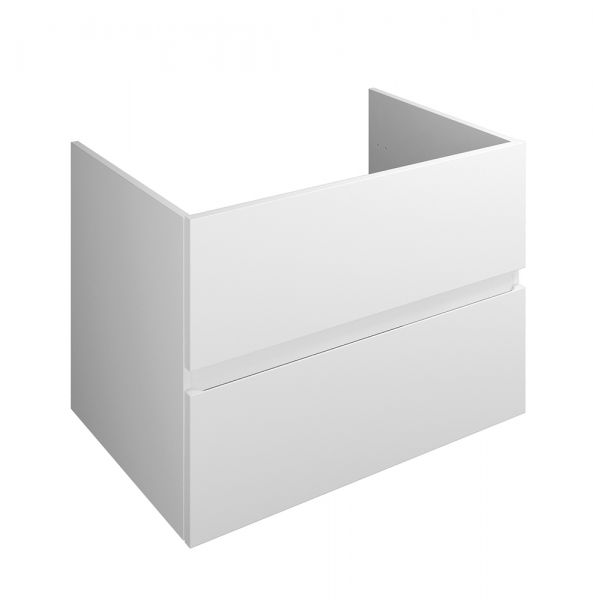 Burgbad Cube Waschtischunterschrank passend zu Grohe Cube Einbau-/ Unterbauwaschtisch, mit 2 Auszügen, 80cm WWGV080F3781