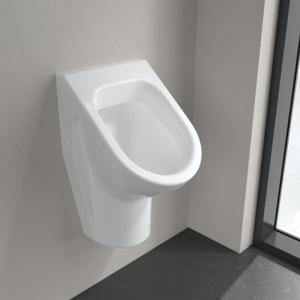Villeroy&Boch Architectura Absaug-Urinal spritzhemmend mit Zielobjekt, weiß 55740501