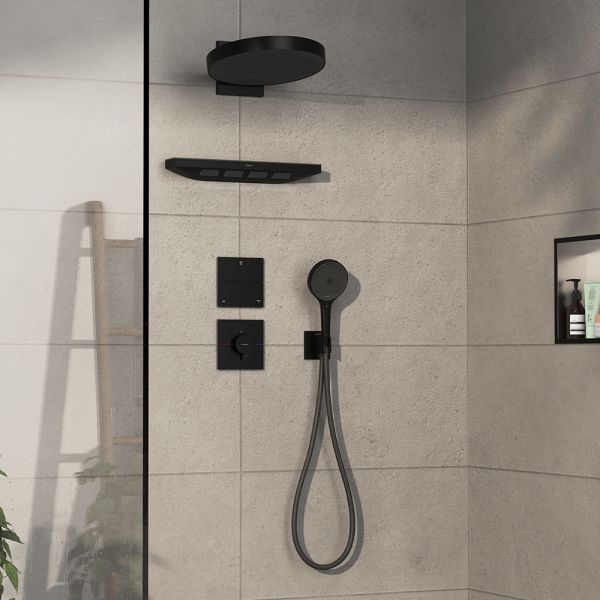 Hansgrohe ShowerSelect Comfort E Thermostat Unterputz, schwarz matt