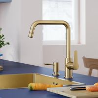 Grohe Start Küchenarmatur, U-Auslauf, cool sunrise gebürstet 30470GN0