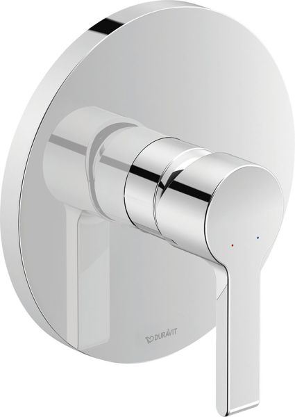 Duravit B.2 Einhebel-Brausemischer Unterputz, chrom, B24210010010