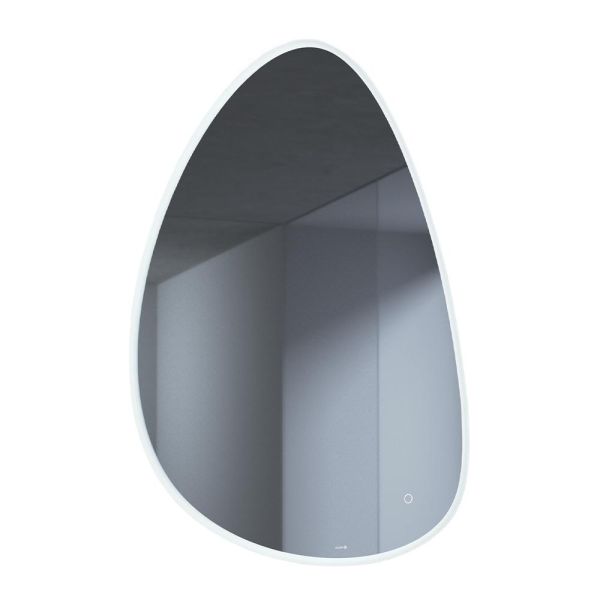 Kludi LUMA LED-Spiegel 69x100cm in organische Form mit Spiegelheizung
