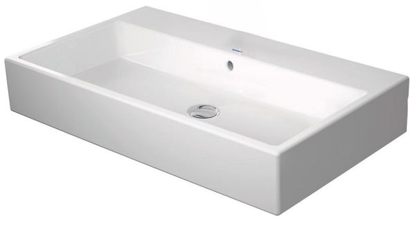 Duravit Vero Air Waschtisch 80x47cm, ohne Hahnloch, mit Überlauf, geschliffen, weiß