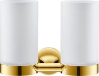 Duravit Starck T Zahnputzbecher doppelt, wandhängend, gold 0099483400