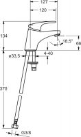 Vorschau: Hansa Hansamix XS Waschtisch-Einhand-Einlochbatterie, chrom