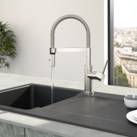 Villeroy&Boch Steel Expert Compact Küchenarmatur aus Edelstahl 927300LC