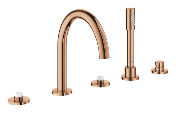 Grohe Atrio 5-Loch-Wannen-Kombination für Atrio Hebelgriffe 48464-5/48651, warm sunset 25224DA0