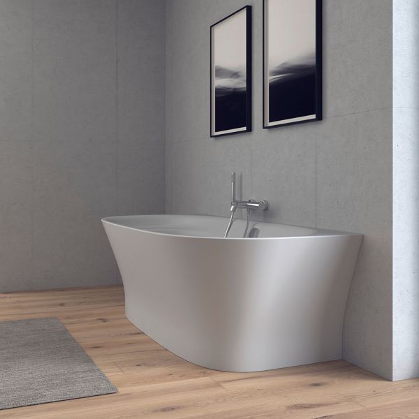 Duravit Cape Cod Vorwand-Badewanne halbrund 190x90cm, weiß