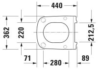 Vorschau: Duravit DuraStyle WC-Sitz ohne Absenkautomatik, weiß