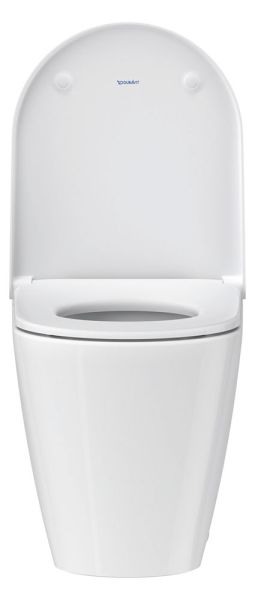 Duravit D-Neo Stand-WC, Tiefspüler, spülrandlos, HygieneGlaze, weiß