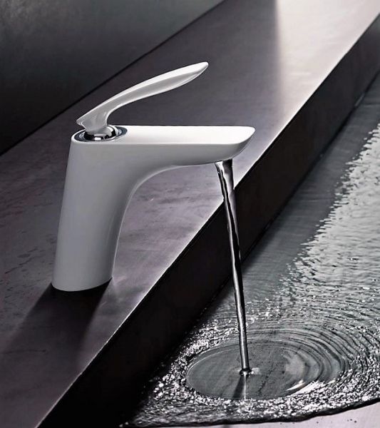 Kludi Balance Waschtisch-Einhandmischer, weiß/chrom 520269175