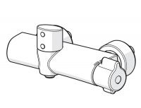 Vorschau: Hansa Hansaclinica Brause-Elektronik-Thermostat-Batterie, Batteriebetrieb, chrom