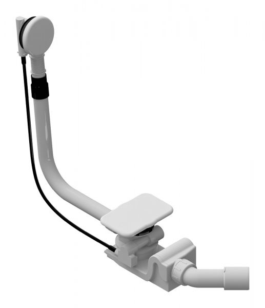 Kaldewei Spezial Ab- und Überlaufgarnitur für Asymmetric Duo, KA4060, weiß