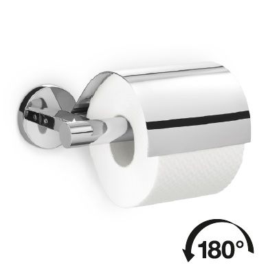 ZACK SCALA Toilettenpapierhalter mit Klappe, edelstahl hochglänzend 40051