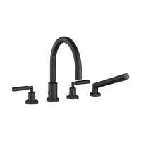 Vorschau: Dornbracht Tara. Wannen-Vierlochbatterie schwarz matt 27512882-33