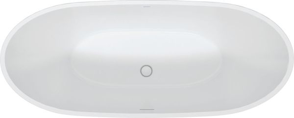 Duravit DuraVato freistehende ovale Badewanne 170x71cm 70057, weiß