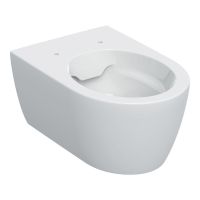 Geberit iCon Tiefspül-WC, 53x35,5cm wandhängend, ohne Spülrand weiß